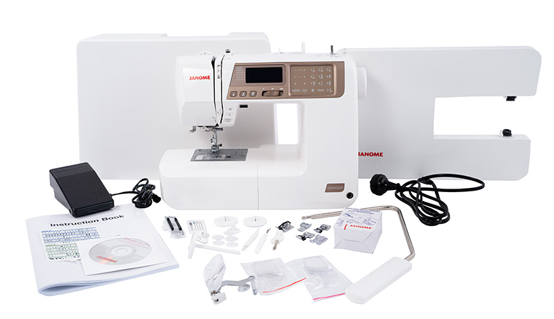 Janome 5300QDC What's in the box